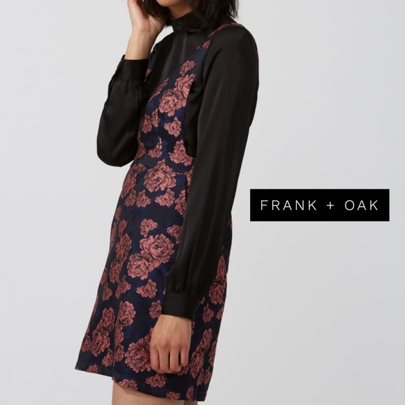 Frank & Oak Dresses & Skirts - Jacquard Pinafore Dress by Frank & Oak